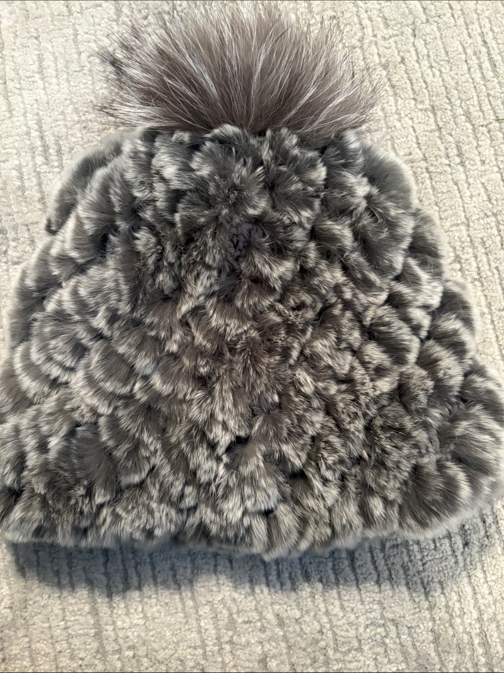 Mink beanie